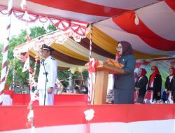 Wiwin Pajiu Dinobatkan Bacakan Naskah Proklamasi di Peringatan HUT RI ke-81 di Ponelo Kepulauan
