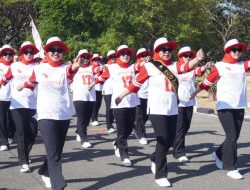Semarak HUT ke-81 RI, Keluarga Besar RSUD ZUS Tampil Kompak di Lomba Gerak Jalan