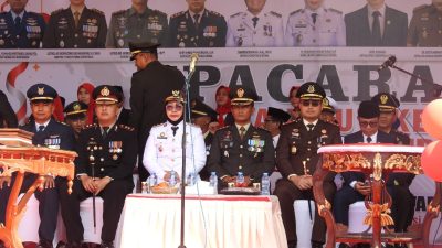 Dandim 1314 Hadiri Upacara HUT ke-81 Kemerdekaan RI di Gorontalo Utara