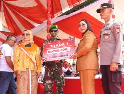 Kodim 1314/Gorut Raih Juara 1 Lomba Karnaval Kendaraan Hias Memeriahkan HUT RI ke-81