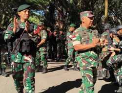 Pangdam XIII/Merdeka Tekankan Disiplin dan Pendekatan Humanis bagi 460 Prajurit Satgas Pamtas RI
