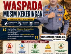 Kapolres Gorontalo Utara Imbau Warga Waspadai Musim Kering, Cegah Karhutla dan Krisis Air