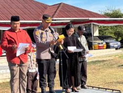 Pray For NTT, Polres Gorut Gelar Doa Bersama Lintas Agama dan Galang Donasi