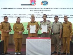 Kantah Gorut dan Pemda Teken MoU Integrasi Data Pertanahan, Perpajakan dan Percepatan Sertifikasi Aset