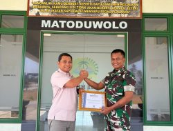 Dandim 1314/Gorut Terima Sertifikat Penghargaan dari Direktorat Jenderal Pajak