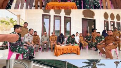 Kantah Gorut Bersama Kanwil BPN Inventarisasi Tanah Bekas HGU di Desa Tolongio