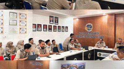 Kanwil BPN Gorontalo Evaluasi Kinerja Kantah Gorut, Aplikasi Bulohuli Turut Diperkenalkan