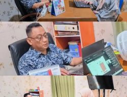 Kasubag TU Kantah Gorut Ikuti Zoom Meeting Uji Kompetensi Jabatan Fungsional ASN