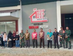 Kodim 1314/Gorut Dampingi Tim Verifikasi Pemda Tinjau Pembangunan KDKMP di Molingkapoto
